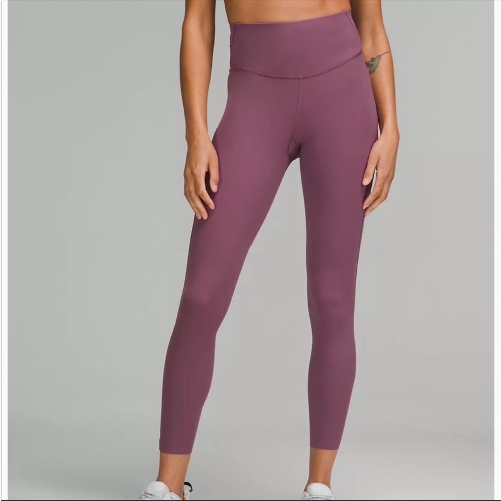 Vintage Plum Lululemon Base Pace 25”